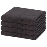 Möve - Pearl 4er Set Handtuch Handtücher 4 ct Schwarz (49.99 € / )