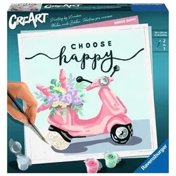 RAVENSBURGER 20125 Malen nach Zahlen Choose happy