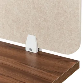 Beliani Schreibtischtrennwand SPLIT 80 x 50 cm Beige