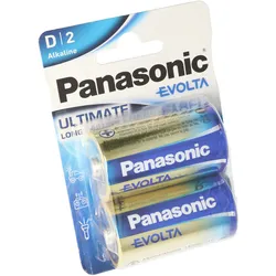 Panasonic EVOLTA Batterie die neue Alkaline Batterien Mono/D LR20