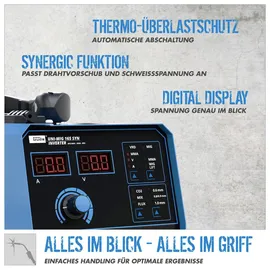 Güde Universalschweißgerät Uni-Mig 165 SYN 20-160 A