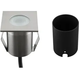 EVN Lichttechnik Bodeneinbauleuchte 2W 3000K Aluminium Edelstahl Glas Stahl