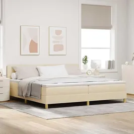 vidaXL Boxspringbett 200 x 200 cm Weiß
