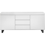 MCA Furniture Sideboard »AUSTIN Sideboard«, Türen mit Dämpfung, weiß ¦ Maße cm B: 166 H: 74 T: 40