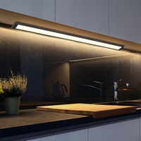 Schrankleuchte Unterbaulampe Küchenleuchte schwarz 1x LED warmweiß 1 flammig