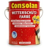 Consolan Wetterschutzfarbe, nordisch gelb, 750ml