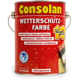 Consolan Wetterschutzfarbe, nordisch gelb, 750ml