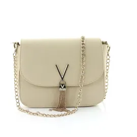 Valentino Divina Umhängetasche Kunstleder Beige