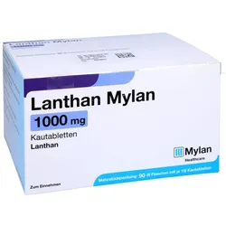 Lanthan Mylan 1000 mg Kautabletten 90 St