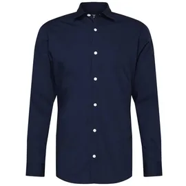 JACK & JONES Langarmhemd (1-tlg) blau L