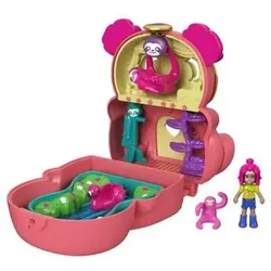 MATTEL GTM59 Polly Pocket Drehspaß-Schatulle Faultier