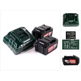 Metabo Basis Set 2x Li-Power Akkupack 18 V 4,0 Ah