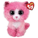 Ty Beanie Boos Reagan Katze 24 cm Rosa/Weiß