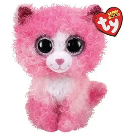 Ty Beanie Boos Reagan Katze 24 cm Rosa/Weiß