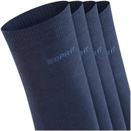 Esprit Damen Socken Solid SO 4P 19215-6120 36-41 - Marine - 36-41