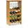 Relaxdays Weinregal 84 x 50 x 24 cm Natur