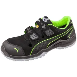 Puma Sicherheitssandale Neodyme Green Low Gr.48 schwarz/grün Mikrofaser/Mesh