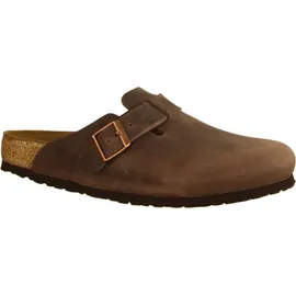 Birkenstock Boston Nubukleder geölt habana 41