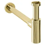 Herzbach Living Design-Geruchsverschluss 30.485800.1.03 1 1/4", mit Reinigungsöffnung, PVD-gold