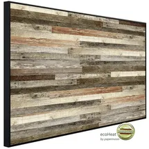 Papermoon Infrarotheizung Holzwand (100 x 60 cm, 600 W)