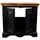 SIT Möbel Waschbeckenunterschrank 66 x 60 x 41 cm Schwarz/Honig