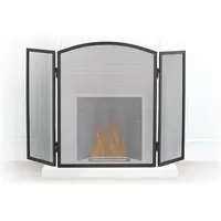 Relaxdays Funkenschutzgitter 62 x 96 cm schwarz