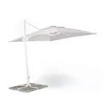 IFUORICASA Senso einziehbarer Ampelschirm, grau, 3 x 4 m