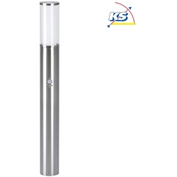 Albert Pollerleuchte Typ Nr. 2072  mit Bewegungsmelder (Typ Nr. 2071), Höhe 90cm, E27 max. 20W,  Edelstahl / Acrylglas + Opalglas ALB-692071