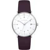 Junghans 47/4558.02 max bill Damenuhr Quarz Lila