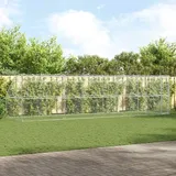 vidaXL Hundekäfig 8 x 2 x 2 m Stahl Silber