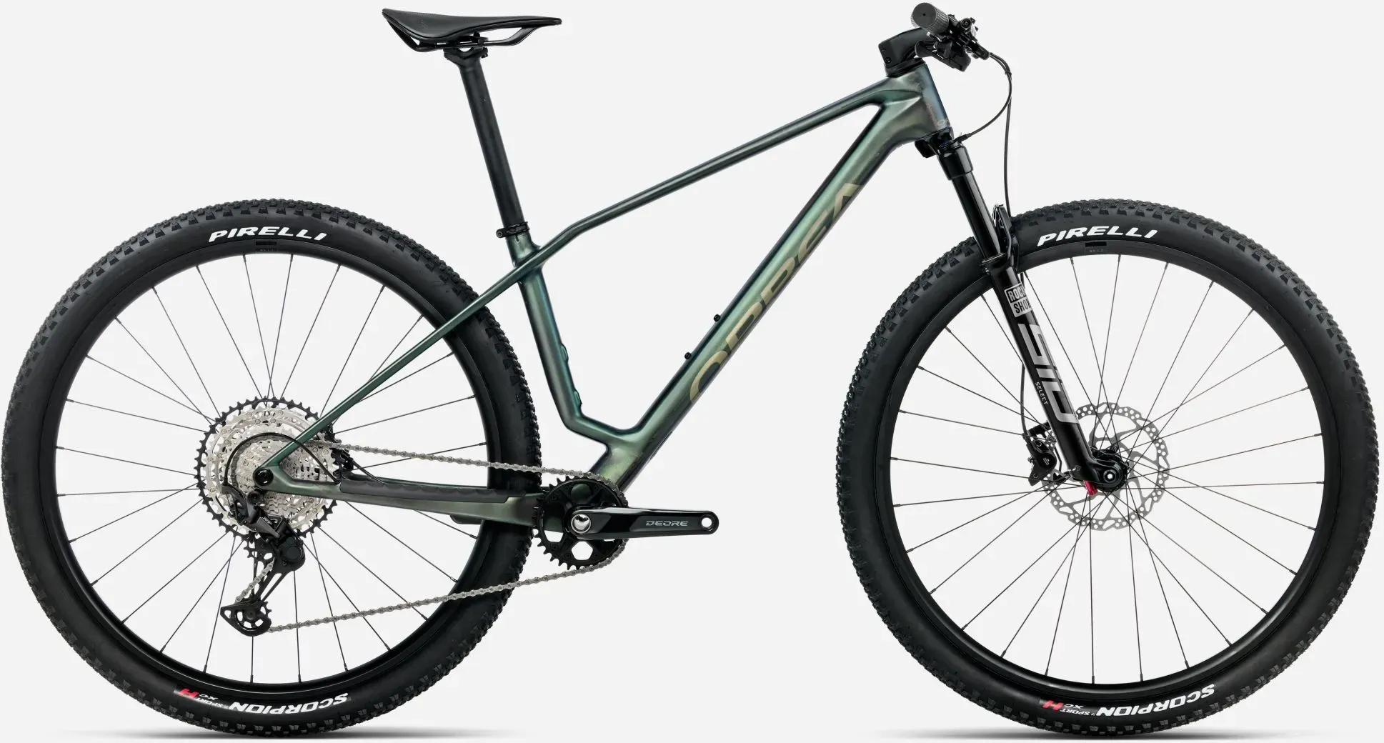 Orbea Alma M30 2026 - Seaweed Carbon View (Matt-Gloss) - S