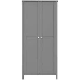 VCM ebuy24 Kleiderschrank 2 Türen Grau.
