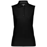 CMP Woman Polo Sleeveless nero-graffite (96UG) 42