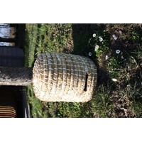 ELMATO Bienenkiste Elmato 18081 Bienenkorb aus Stroh und Holzrinde ohne Boden, 34x35cm, 1-tlg.