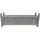Hti-Living Heidi XL 20 x 90 x 34 cm Grau