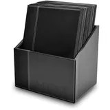 Securit Trendy A4 Weinkarte (x20) plus box, inkl. 1 dopplete Einlage für Menüs (für 4Seiten A5 - , Schwarz