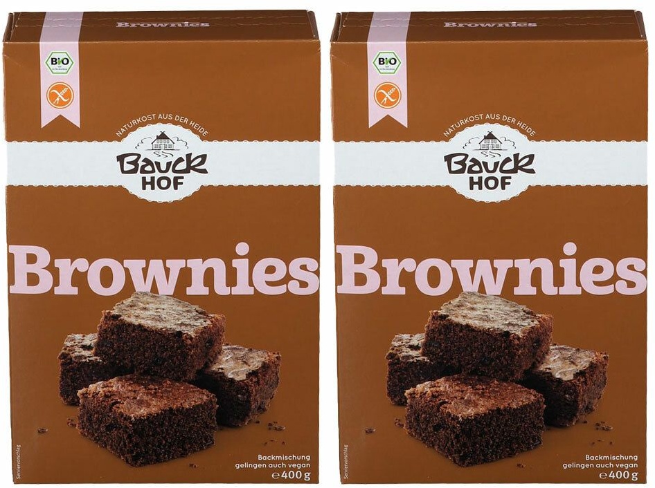 Bauckhof Brownies Backmischung, glutenfrei