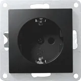 McPower Schutzkontakt-Steckdose McPower ''Flair'' 250V/16A,UP,Einsteckschutz,matt schwarz