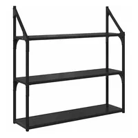 VidaXL Wandregal 80 x 21 x 78,5 cm Schwarz