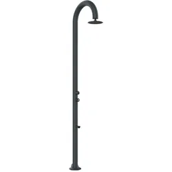 Sined Luna Timer p Grigia Aluminium Kaltwasser Zeitschaltuhr Duschkopf Grau