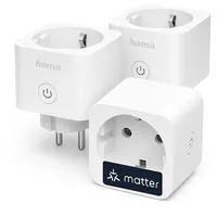 Hama Smart-Home-Steckdose 3 St. Weiß