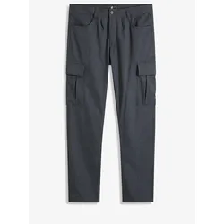 bonprix schicke Cargohose mit Bundfalte Regular Fit, grau, 62