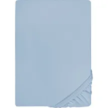 biberna 0077866 Jersey-Elastic 120 x 200 - 130 x 220 cm eisblau