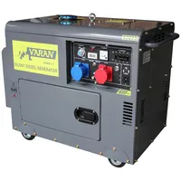 Varan Motors - 92623-ATS Diesel Stromerzeuger schallgedämpft Stromaggregat 5kVA 400V & 230V + Elektrostarter ATS