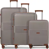 farmhood Eco Edition 02 Koffer-Set 3-tlg. cappuccino/grau