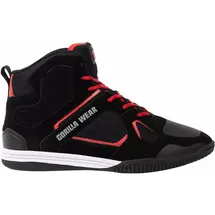 Gorilla Wear Troy High Tops Sneakers - Schwarz/Rot – 38 - Schwarz