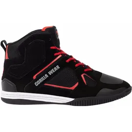 Gorilla Wear Troy High Tops Sneakers - Schwarz/Rot – 38 - Schwarz