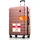 Travely Polycarbonat Koffer Groß 77 cm / 100 l rosa/roségold