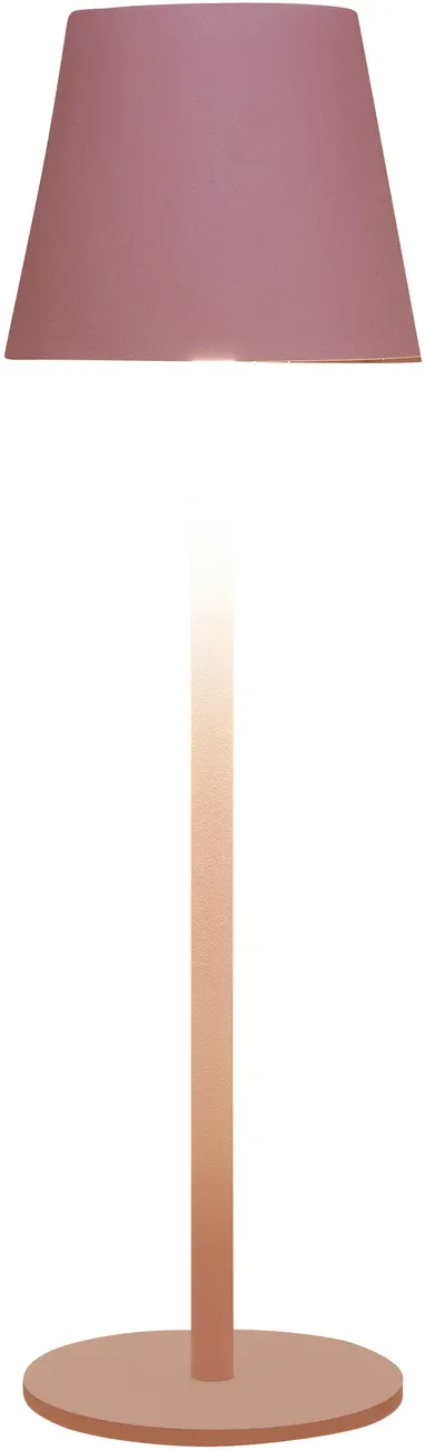 LED Lampe 9x26,5cm Touch mit USB Anschluß wiederaufladbar  - rosa
