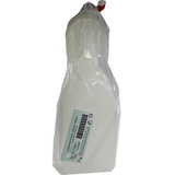 Brinkmann Urinflasche f. Frauen Kuststoff milchig mit Deckel